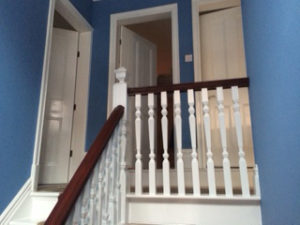 Stairs after being redecorated projects