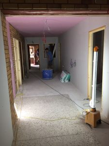 Hallway at Ty Nant Surgery conversion